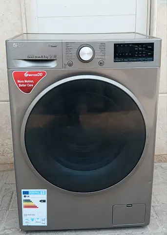 Front load LG 8.5kg washer, 5kg full dryer, color grey, condition working perfect.