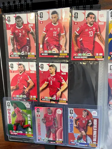 Panini FIFA 365 2026 Switzerland 8 Card Lot Xhaka Akanji Embolo Specials