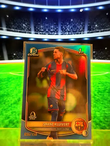 Shane kluivert rare topps finest /150 1st bowman card