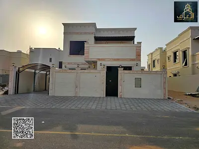 فيلا للبيع في الزاهية شارع وسكه شامله رسوم التسجيل والتملك مقابل مول القبائل علي شارع الشيخ محمد بن زايد مباشره