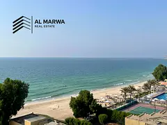 Beach View || Luxury 2BR + Maids Room|| Private Beach || Chiller Free || Parking Free || All Amenit