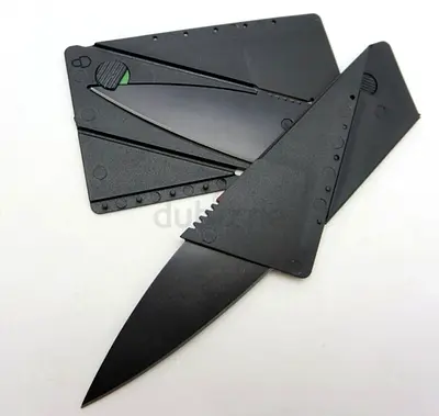 Slim Credit Card Folding Pocket Knife - Compact Tactical Blade