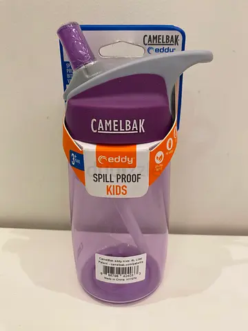 Camelback Eddy Spill Proof Kids Water Bottle - Purple