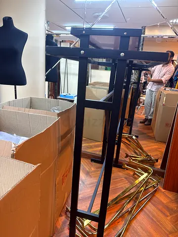 Standing rack for clothes