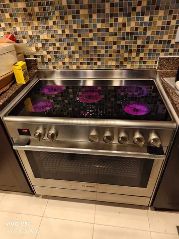 Bosch series8 latest new model electric cooking range 90cm Dual fan oven stove stainless steel body