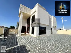 Villa in Al Yasmin, 6000 sq ft, with private elevator, central air conditioning, freehold ownership 