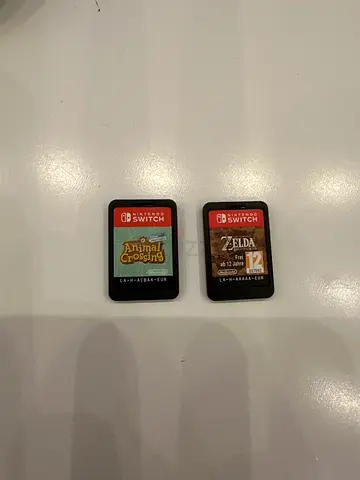 Nintendo Switch Games Zelda and Animal Crossing