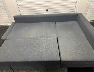 IKEA Brand L shap sofa com bed you can fix it lift or right any side available