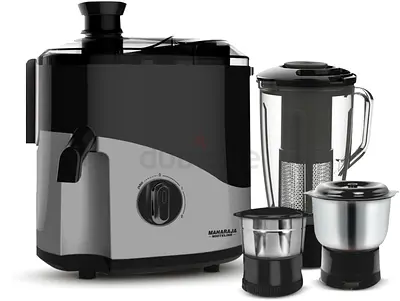 Maharaja Whiteline Plastic Odacio Plus 550 Watts Juicer Mixer Grinder With 3 Versatile Jars | Food G