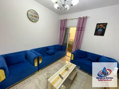 **Fully furnished one-bedroom apartment with a balcony in Al Taawun – Sharjah**, featuring an excel