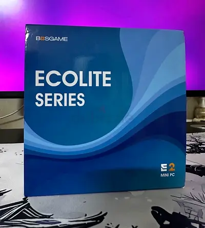 Bosgame E2 Ecolite Series Mini PC (Boxed) - Compact Windows/Linux Small Form Factor