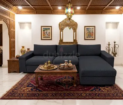 Sofa-to-Bed Design
The sofa can be converted into a bed when you need it, making it convenient for e