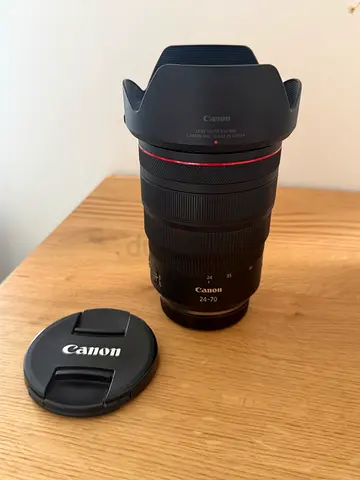 Canon RF 24-70mm f/2.8 L IS USM lens — excellent condition