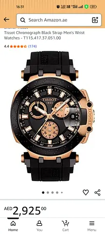 Tissot Chronograph Men's Wrist Watch T115.417.37.051.00