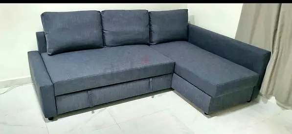 Ikea L shape sofa store cum bed and