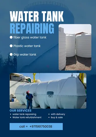 Preparing water tank
