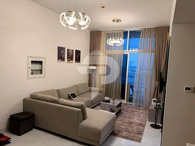 شقة مفروشة بغرفة نوم واحدة | Skyz by Danube | شرفة وإطلالات على المدينة/البحر