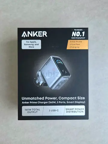 Brand NEW Anker Prime 160W 3 Ports Smart Display Charger