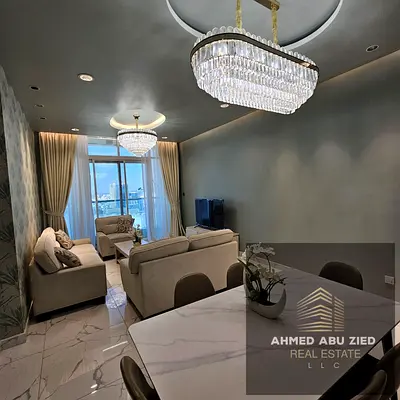Sea View - Gym - Pool - Parking - Fully Furnished - 2 Spacious BR - Large Hall - Balcony Sea View-Luxury Furnishings-Deluxe Finishes -2Bath-Central AC