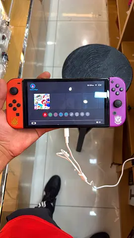 Nintendo Switch OLED Pokémon Limited Edition- Red/Purple Joy‑Cons, Good Working Condition like new