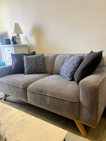 Pan Home 2 seater sofa with cushions