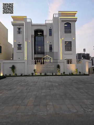 فيلا فاخرة بتصميم كلاسيكي للبيع في الزاهية عجمان | مسبح خاص | 6 غرف ماستر | زاوية شارعين |