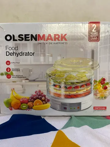 Olsenmark Food Dehydrator - 5 Trays, New In Box