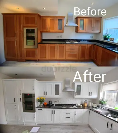 Kitchen vinyal wrapping services Dubai