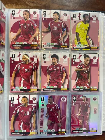 Panini FIFA 365 2026 Qatar National Team Lot Al-Haydos Icon Fan Favourite