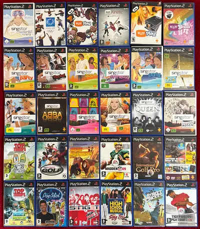 Ps2 games 45dhs