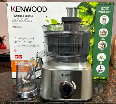 Kenwood Multipro Express All-in-1 Food Processor with all Attachments. In excellent condition.