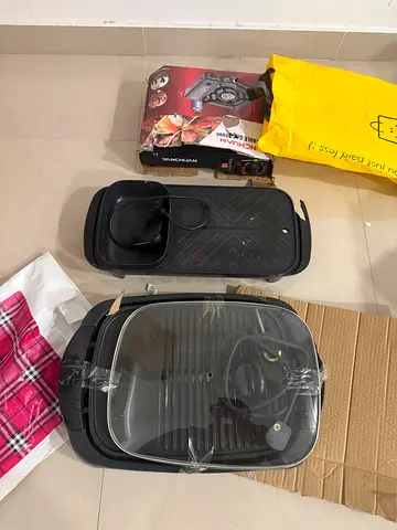 Electric Grill & Griddle + Portable Stove – Good Condition