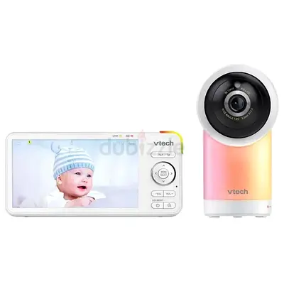 VTech Baby RM5557 Smart Wifi Remote Access 360 Degree Pan & Tilt Video Baby Monitor With 5” Highdefi
