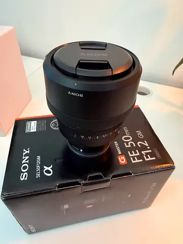 Sony FE 50mm F1.2 GM Full-Frame Large-Aperture G Master Lens Black