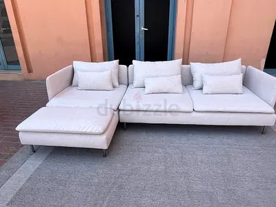 Selling in excellent Condition Ikea Sodhremn L Shape Sofa Beige