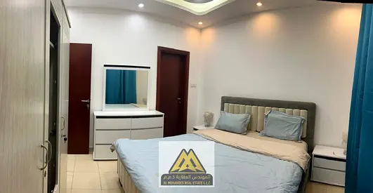 A great opportunity to rent a comfortable two-bedroom apartment in City Tower, Ajman. The apartment offers a practical layout with two bedrooms, a liv