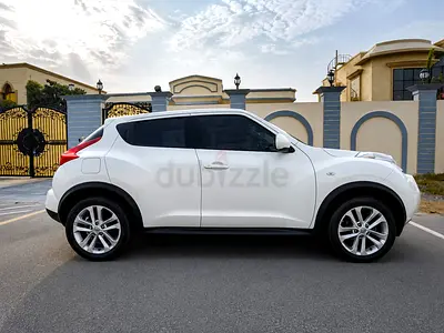 2014 Nissan Juke S GCC Specs, Automatic, 140,714 km2014 Nissan Juke S with GCC specifications. White
