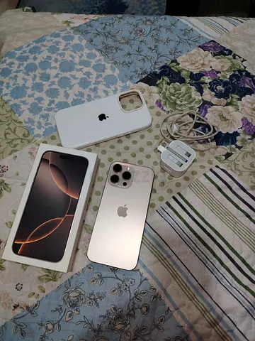 iPhone 16 Pro Max 256GB - Desert Titanium - Excellent Condition (With Box & Accessories)
