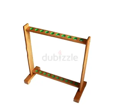 10 Hole Oak Floor Rack