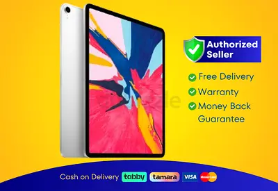 Apple iPad Pro 12.9 inch (3rd Gen) - A12X Bionic Chip - WiFi + Cellular - 256GB - Silver, A2014 | Br