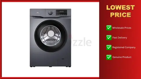 TCL Washing Machine 7 Kg Front Load With LED Display Digital Inverter Motor 1 Year Warranty