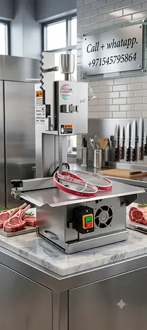 Commercial Meat Band Saw / Bone Saw - Stainless Steel Butcher Bandsaw