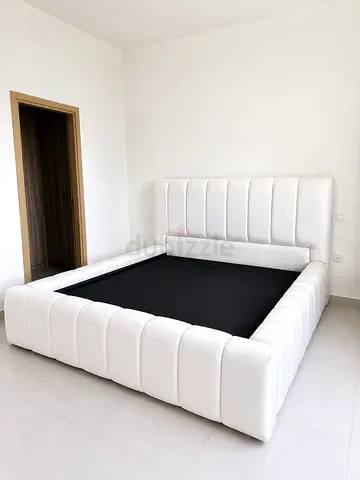 Brand new High Quality King size Boucle Fabric bed With Mattress Available