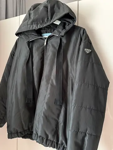 Authentic PRADA brand hooded stylish jacket. Excellent condition, wore once,