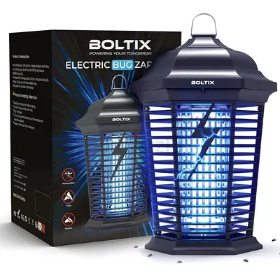 Boltix Electric Bug Zapper Lamp - Indoor/Outdoor Insect Killer