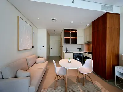 Brand New Studio | Fully Furnished | Walk to Metro