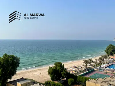 Beach View || Luxury 2BR + Maids Room|| Private Beach || Chiller Free || Parking Free || All Amenities