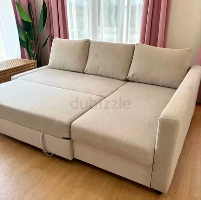 IKEA Brand L shap sofa com bed you can fix it lift or right any side available