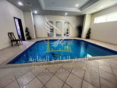 Two bedroom Hall Apartment Al Qulaya Sharjah Gym Pool Free Open View Central AC Easy Payment Hotel