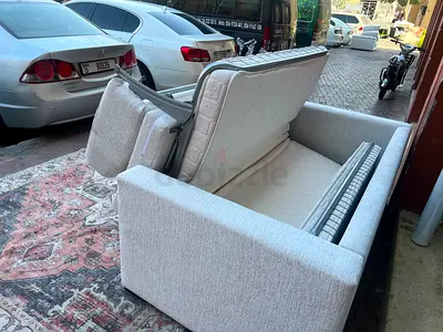 Italian comodo two seater sofa bed with mattress